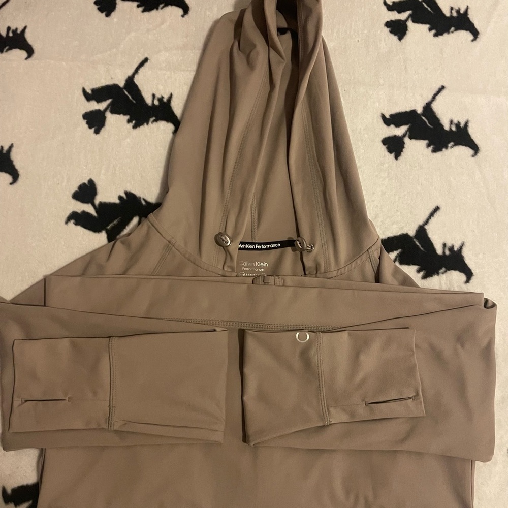 Calvin Klein Tan Hooded Jacket